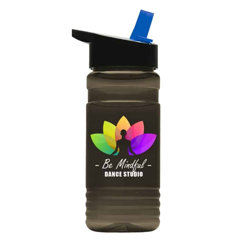 Custom Garyline® RPET Bottle with Flip-Straw Lid - 20 oz. - 2