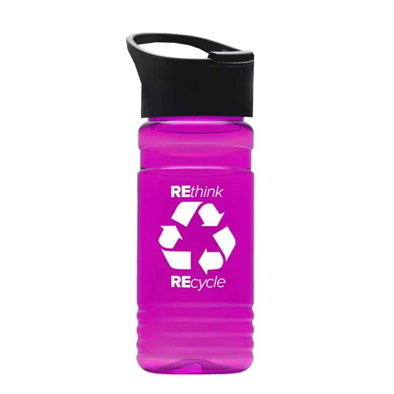 Custom Garyline® RPET Bottle with Pop-Up Lid - 20 oz. - 4