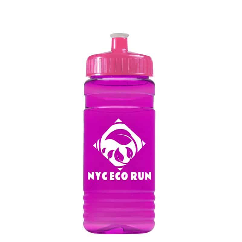 Custom Garyline® RPET Bottle with Push-Pull Lid - 20 oz. - 8