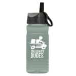 Custom Garyline® RPET Bottle with Ring-Straw Lid - 20 oz.