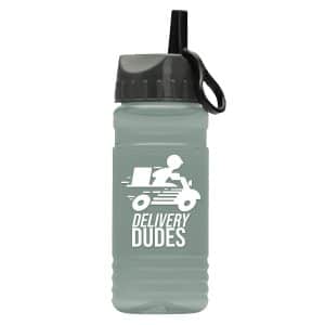 Custom Garyline® RPET Bottle with Ring-Straw Lid - 20 oz.