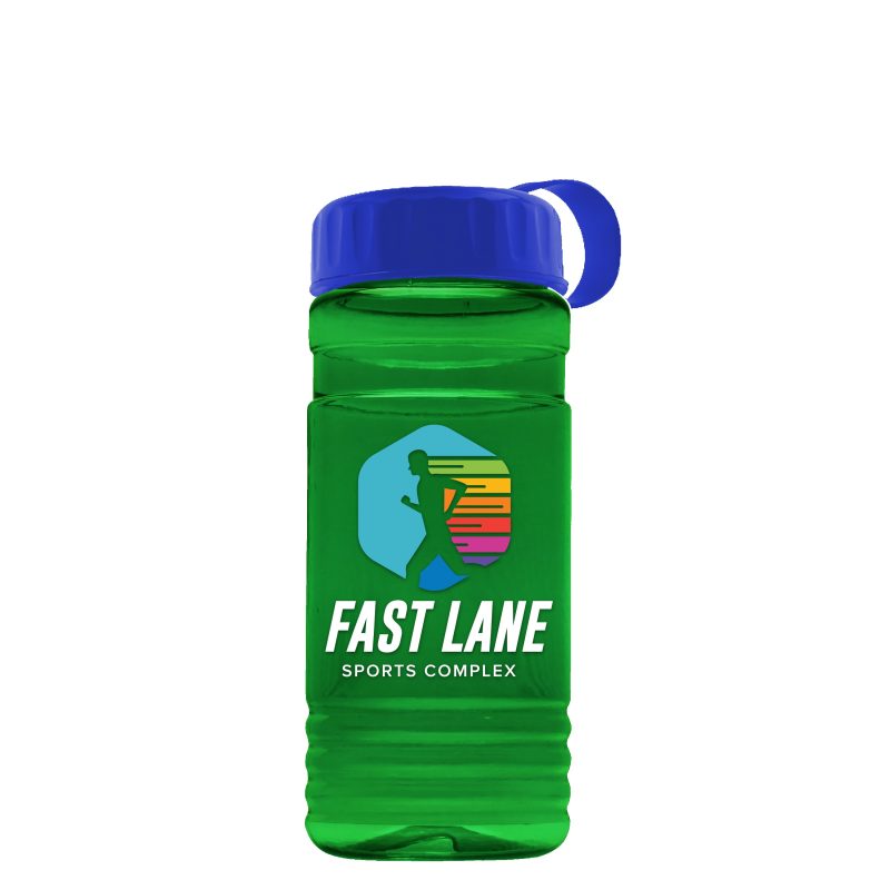 Custom Garyline® RPET Bottle with Tethered Lid - 20 oz. - 3