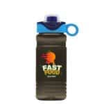 Custom Garyline® RPET Bottle with Two-Tone Drink-Thru Lid with Silicone Loop - 20 oz. - 1