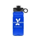Custom Garyline® RPET Bottle with Two-Tone Drink-Thru Lid with Silicone Loop - 20 oz. - 2