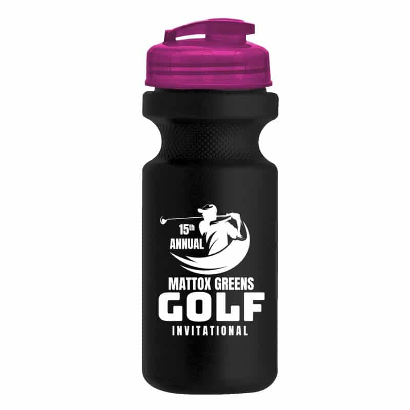Custom Garyline® Recycled Bike Bottle with Flip-Top Lid - 22 oz. - 1