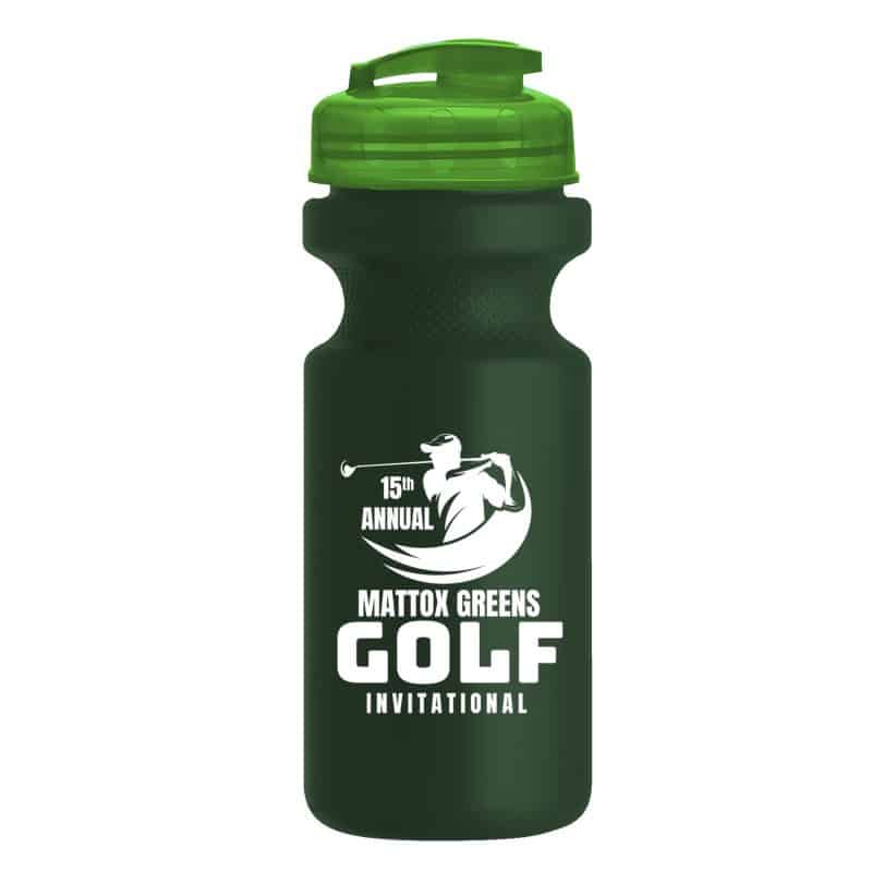 Custom Garyline® Recycled Bike Bottle with Flip-Top Lid - 22 oz. - 4