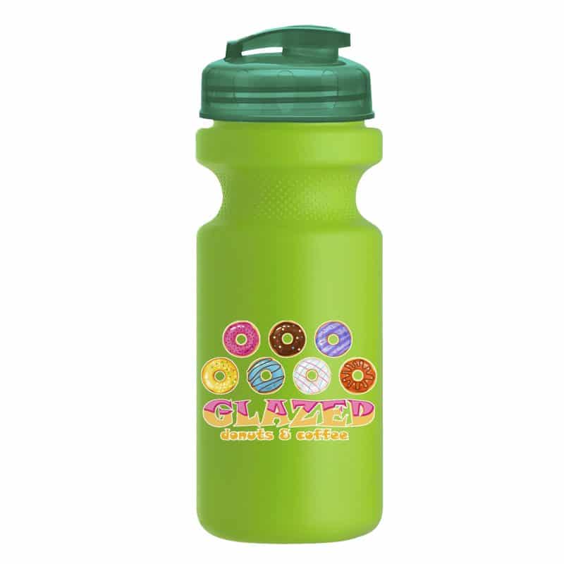 Custom Garyline® Recycled Bike Bottle with Flip-Top Lid - 22 oz. - 7