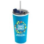 Custom Garyline® Roadmaster Travel Tumbler with 2-in-1 Lid with Straw - 18 oz. - 6