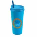 Custom Garyline® Roadmaster Travel Tumbler with Sip Lid and Straw - 20 oz. - 3
