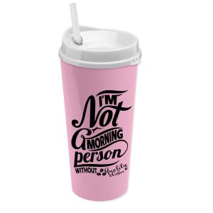 Custom Garyline® Roadmaster Travel Tumbler with Sip Lid and Straw - 20 oz.