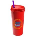Custom Garyline® Roadmaster Travel Tumbler with Sip Lid and Straw - 20 oz. - 6