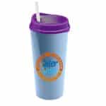 Custom Garyline® Roadmaster Travel Tumbler with Sip Lid and Straw - 20 oz. - 8