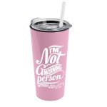 Custom Garyline® Roadmaster Travel Tumbler with Slider Lid and Straw - 18 oz. - 1