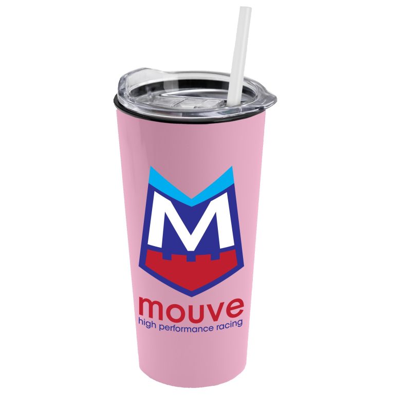 Custom Garyline® Roadmaster Travel Tumbler with Slider Lid and Straw - 18 oz.
