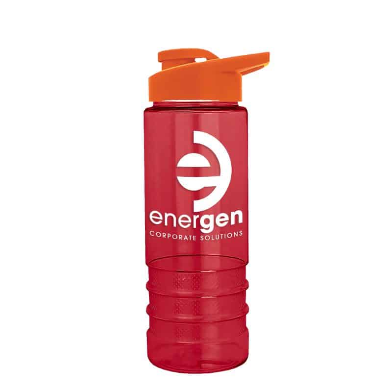 Custom Garyline® Salute Bottle with Drink-Thru Lid - 24 oz. - 7