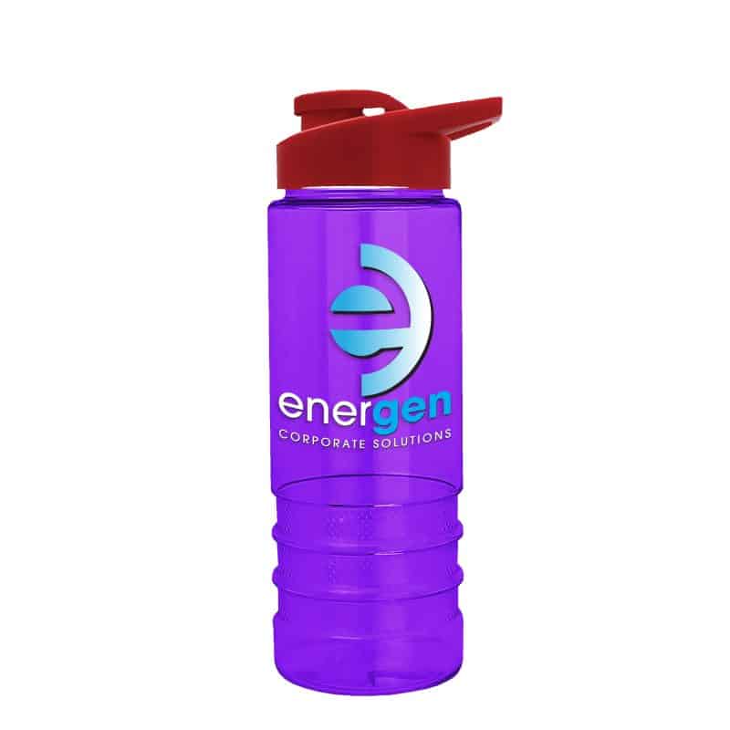 Custom Garyline® Salute Bottle with Drink-Thru Lid - 24 oz. - 8