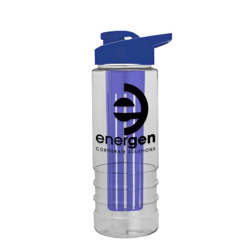 Custom Garyline® Salute Bottle with Drink-Thru Lid and Infuser - 24 oz. - 1