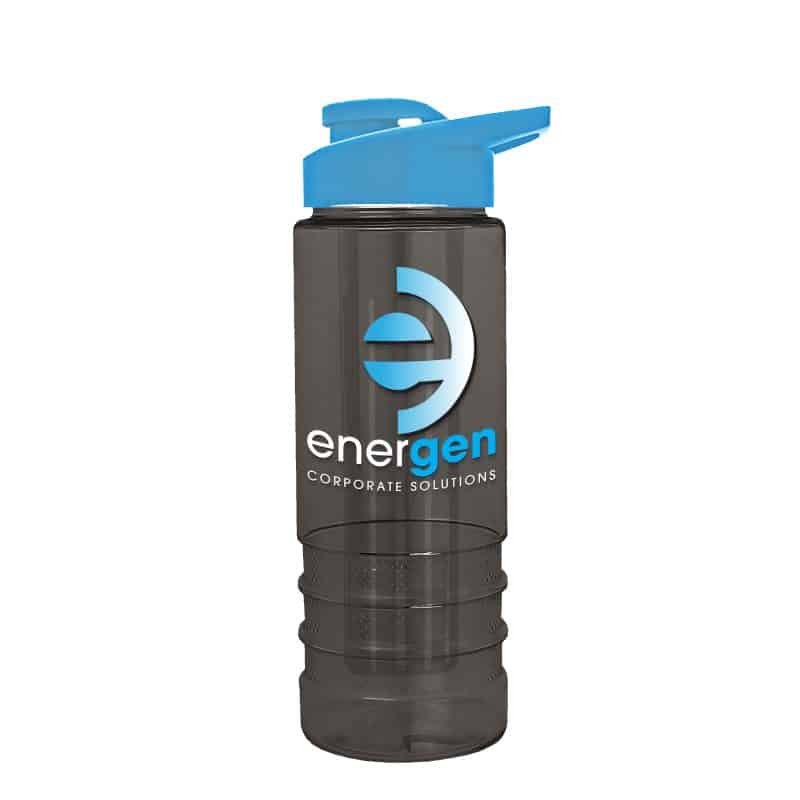 Custom Garyline® Salute Bottle with Drink-Thru Lid and Infuser - 24 oz. - 2