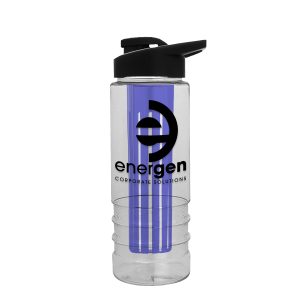 Custom Garyline® Salute Bottle with Drink-Thru Lid and Infuser - 24 oz.
