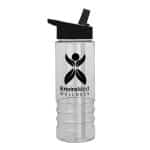 Custom Garyline® Salute Bottle with Flip-Straw Lid - 24 oz.