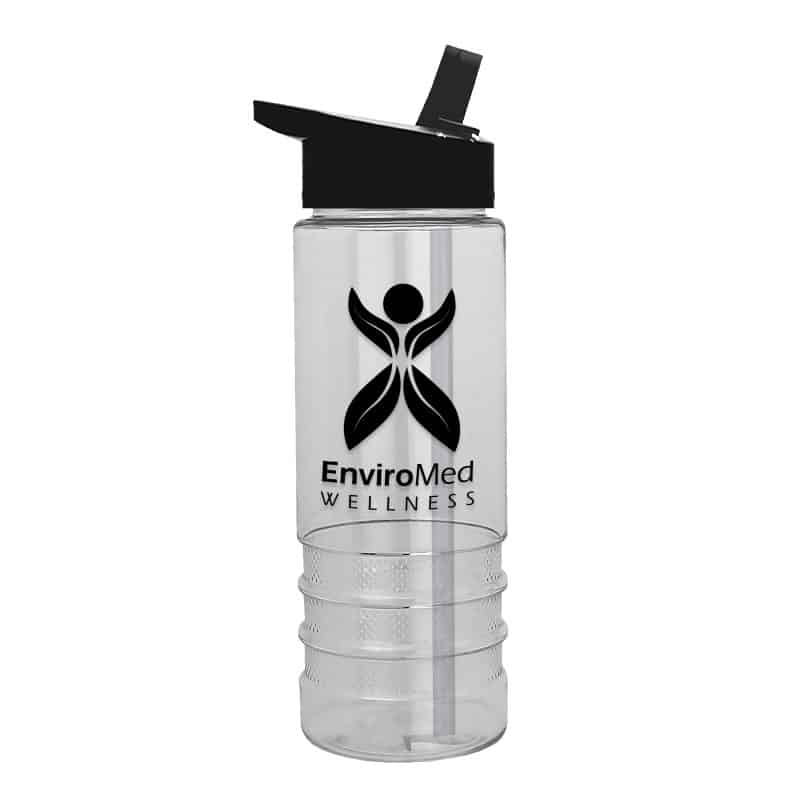 Custom Garyline® Salute Bottle with Flip-Straw Lid - 24 oz.