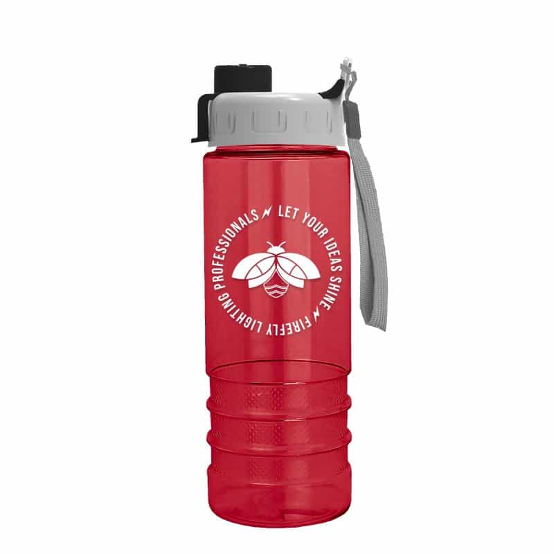 Custom Garyline® Salute Bottle with Quick-Snap Lid - 24 oz. - 4