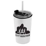 Custom Garyline® Sentinel Metallic Acrylic Tumbler with 2-in-1 Lid with Straw - 14 oz. - 4
