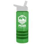 Custom Garyline® Sergeant Stripe Tritan® Bottle with Flip-Straw Lid and Stripe Bands - 24 oz. - 7