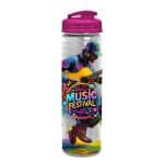 Custom Garyline® Slim Fit Bottle with Flip-Top Lid - 24 oz. - 1