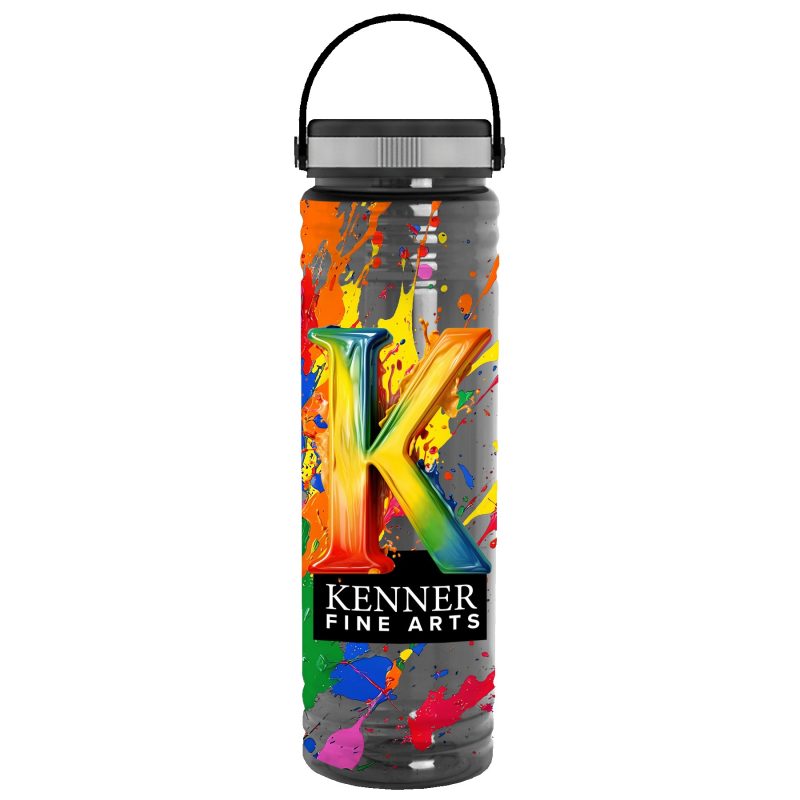 Custom Garyline® Slim Fit Bottle with Grip Lid - 24 oz. - 1