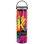 Custom Garyline® Slim Fit Bottle with Grip Lid - 24 oz. - 3