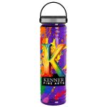 Custom Garyline® Slim Fit Bottle with Grip Lid - 24 oz. - 7