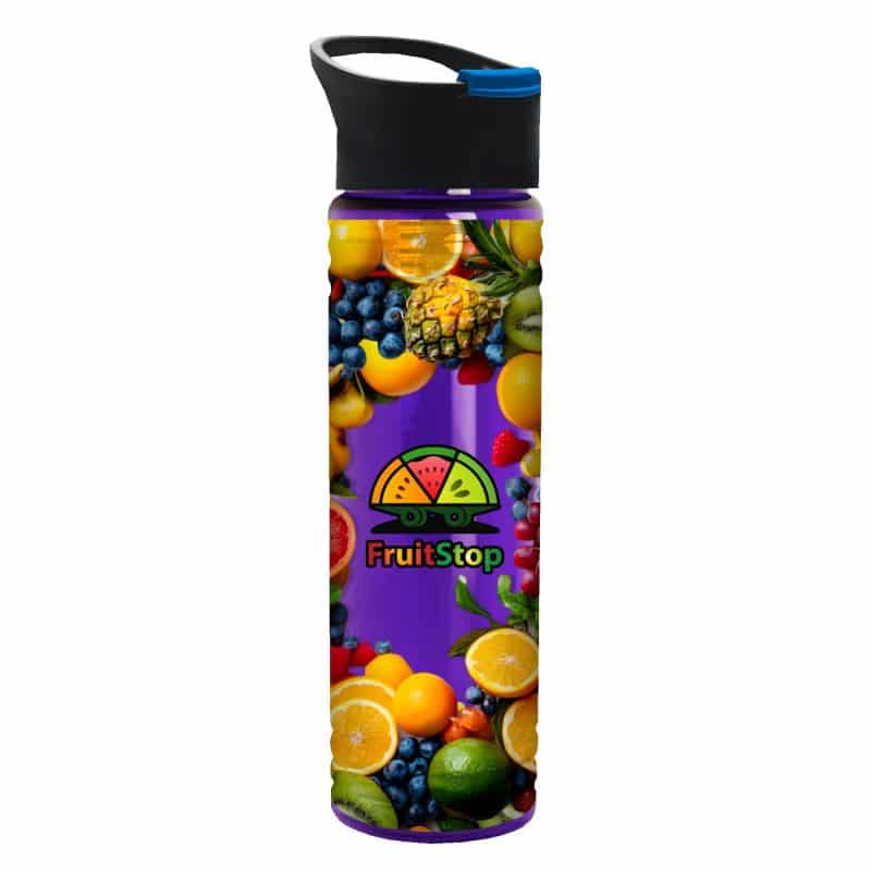 Custom Garyline® Slim Fit Bottle with Pop-Up Lid - 24 oz. - 7