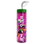 Custom Garyline® Slim Fit Bottle with Straw Lid - 24 oz. - 3
