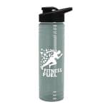 Custom Garyline® Slim Fit RPET Bottle with Drink-Thru Lid - 24 oz.