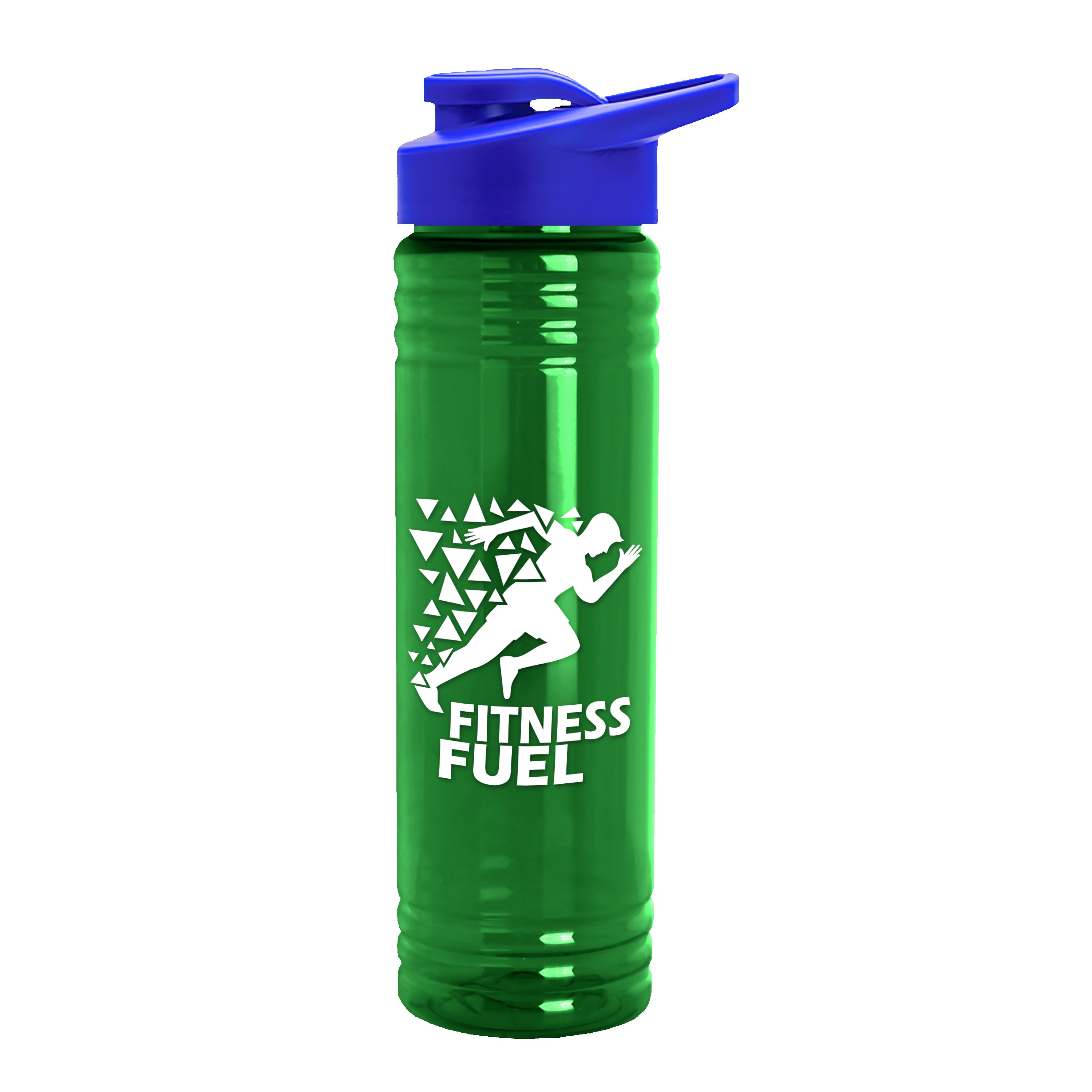 Custom Garyline® Slim Fit RPET Bottle with Drink-Thru Lid - 24 oz. - 8
