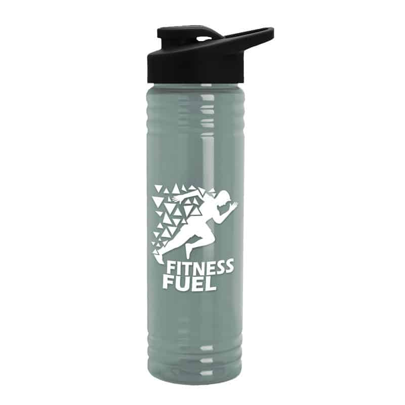 Custom Garyline® Slim Fit RPET Bottle with Drink-Thru Lid - 24 oz.