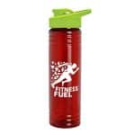 Custom Garyline® Slim Fit RPET Bottle with Drink-Thru Lid - 24 oz. - 9