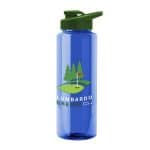 Custom Garyline® Slim Fit RPET Bottle with Drink-Thru Lid - 32 oz. - 6