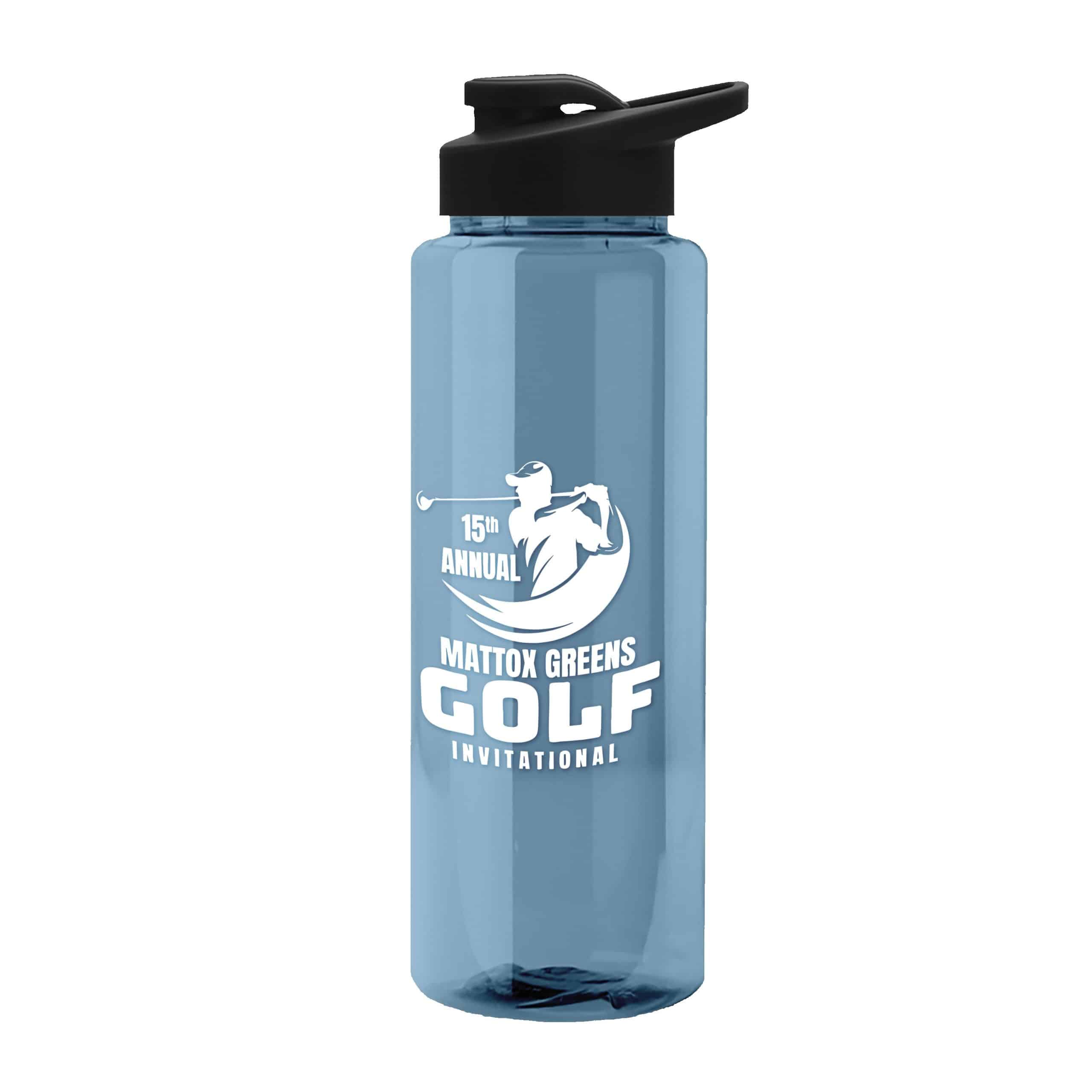 Custom Garyline® Slim Fit RPET Bottle with Drink-Thru Lid - 32 oz.