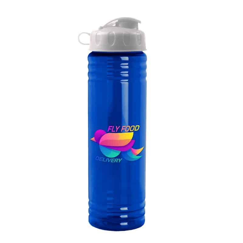 Custom Garyline® Slim Fit RPET Bottle with Flip Lid - 24 oz. - 5
