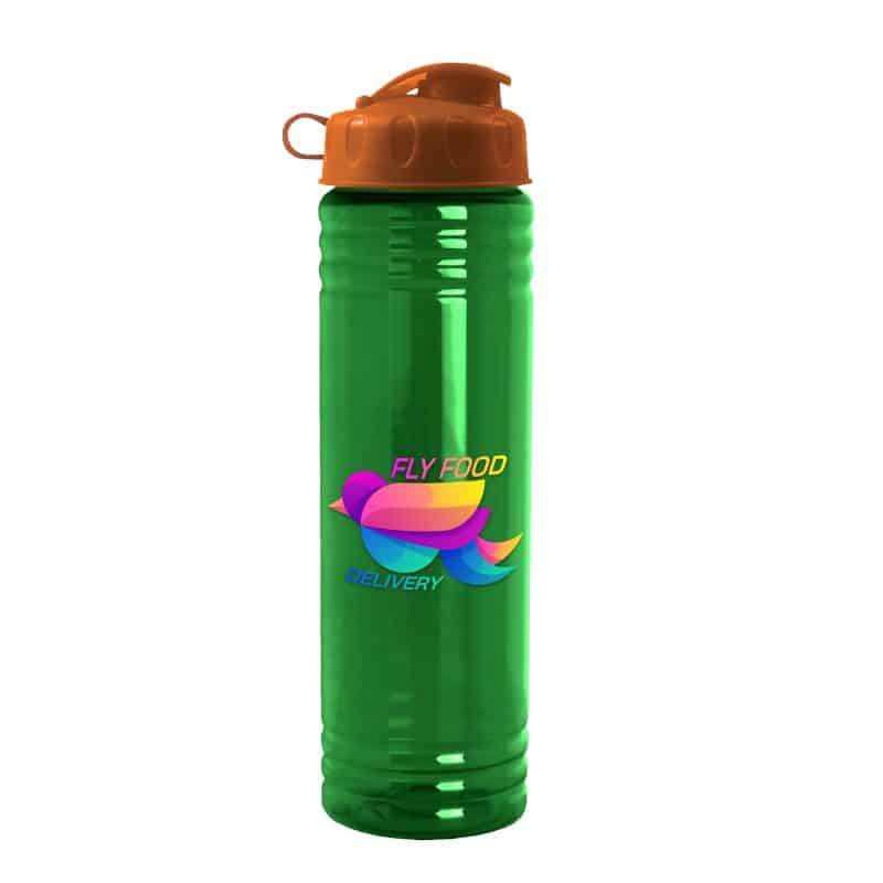Custom Garyline® Slim Fit RPET Bottle with Flip Lid - 24 oz. - 6