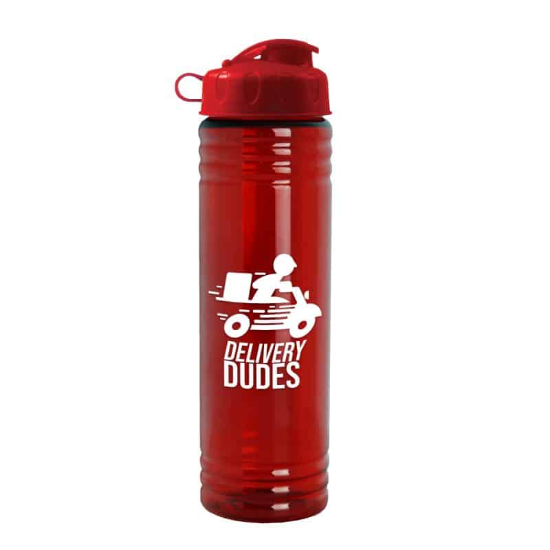 Custom Garyline® Slim Fit RPET Bottle with Flip Lid - 24 oz. - 7