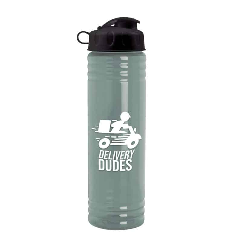 Custom Garyline® Slim Fit RPET Bottle with Flip Lid - 24 oz.
