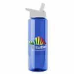 Custom Garyline® Slim Fit RPET Bottle with Flip-Straw Lid - 32 oz. - 7