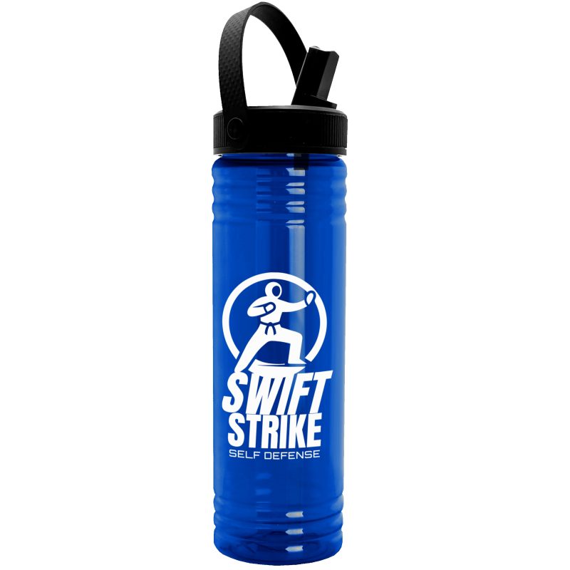 Custom Garyline® Slim Fit RPET Bottle with Flip-Straw