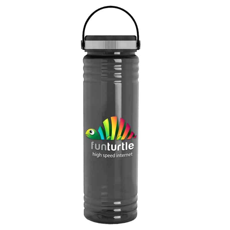 Custom Garyline® Slim Fit RPET Bottle with Grip Lid - 24 oz. - 1