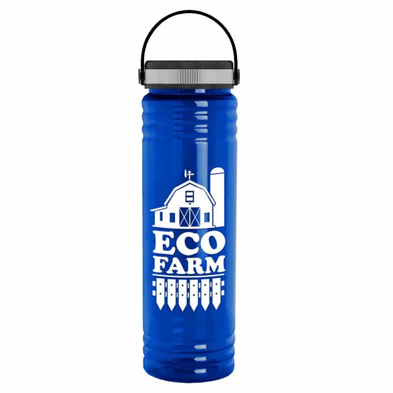 Custom Garyline® Slim Fit RPET Bottle with Grip Lid - 24 oz. - 2