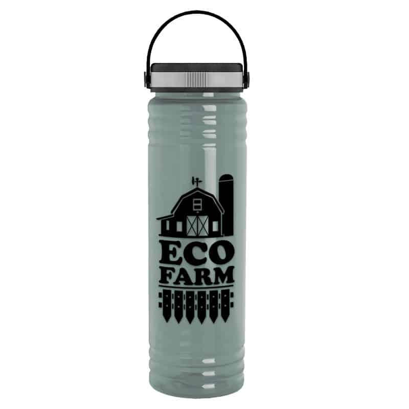 Custom Garyline® Slim Fit RPET Bottle with Grip Lid - 24 oz.