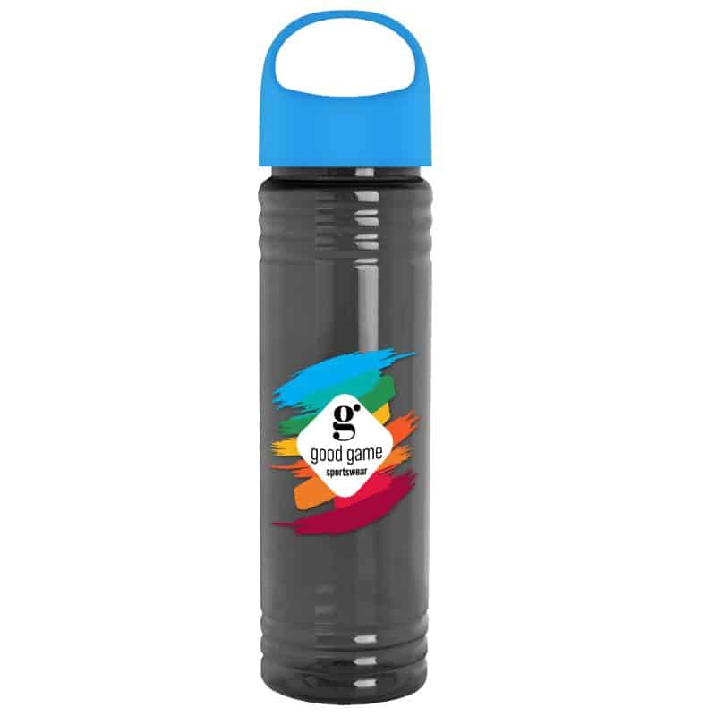 Custom Garyline® Slim Fit RPET Bottle with Oval Crest Lid - 24 oz. - 2
